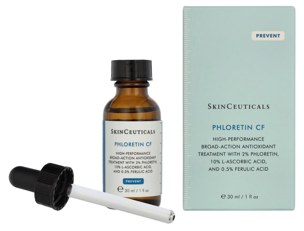 SkinCeuticals PHLORETIN CF, voor dames, fles, ingrediënten: Productafbeelding 