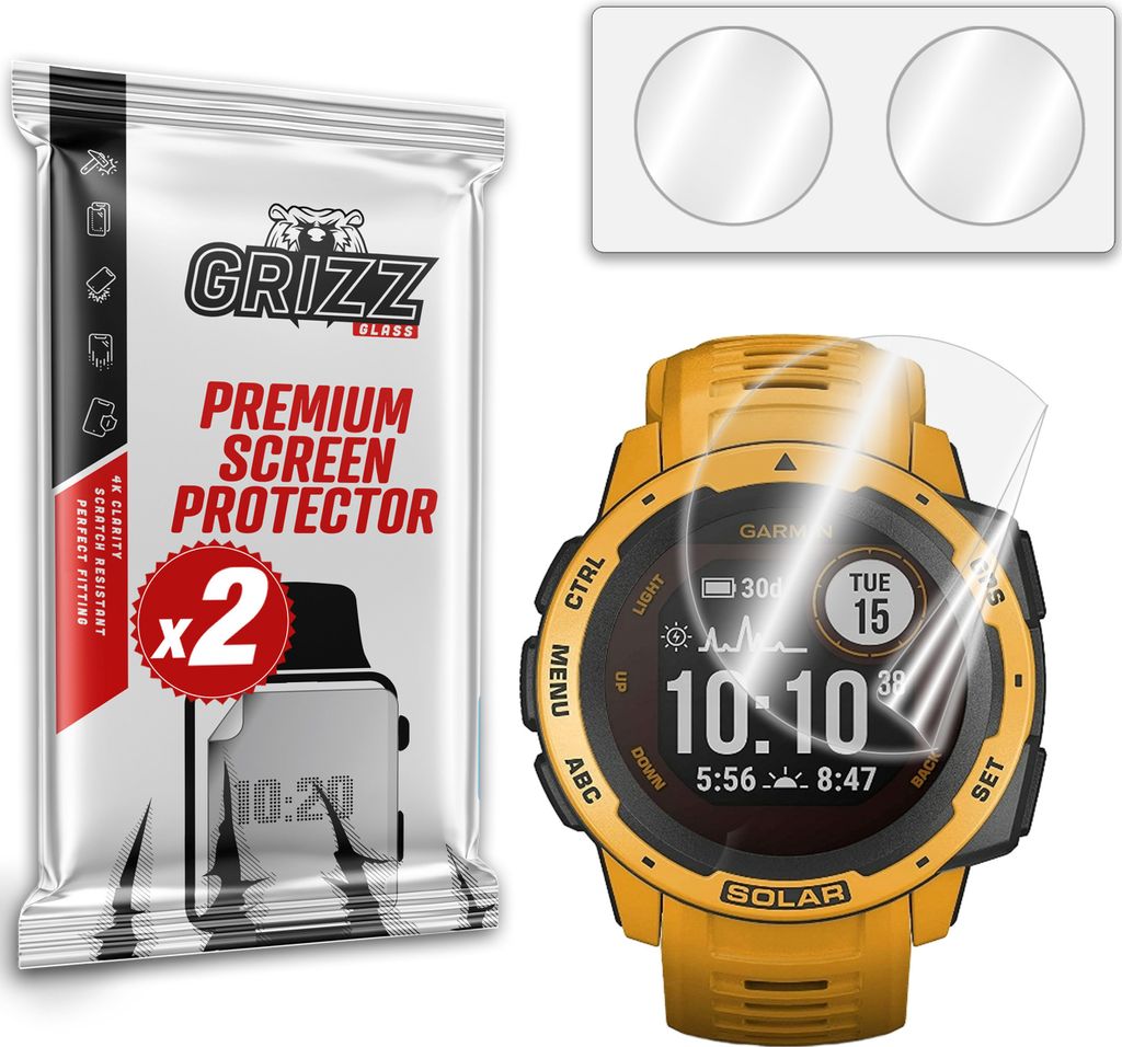 GrizzGlass Keramische Folie CeramicFilm für Garmin Instinct