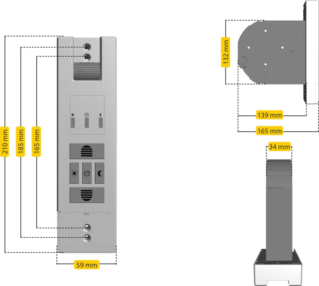 Schellenberg Elektrischer Rolladen Gurtwickler Unterputz Produktbild 7