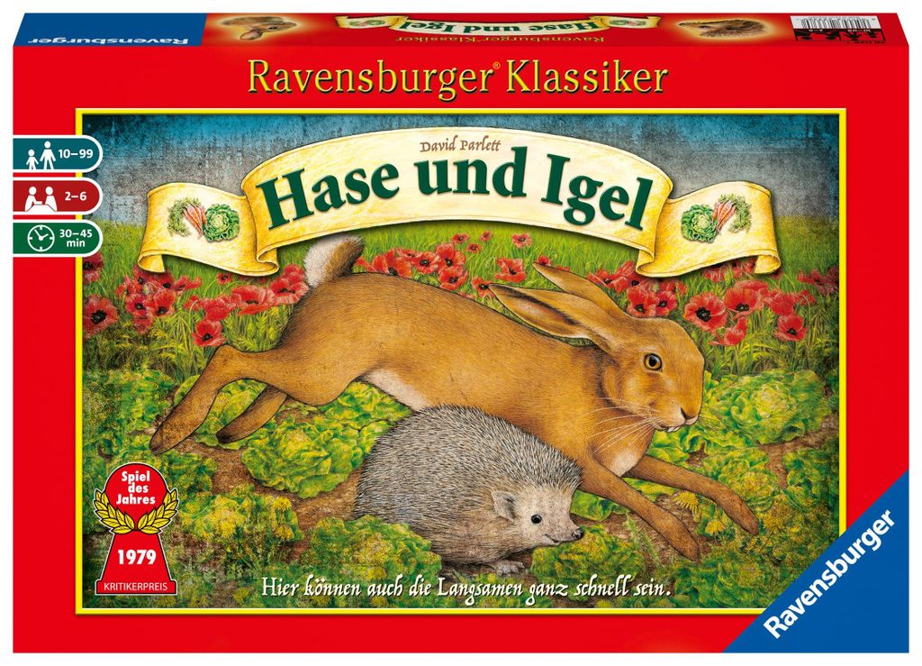 Ravensburger Hase und Igel 26028- Brettspiel für 2-6 Produktbild 