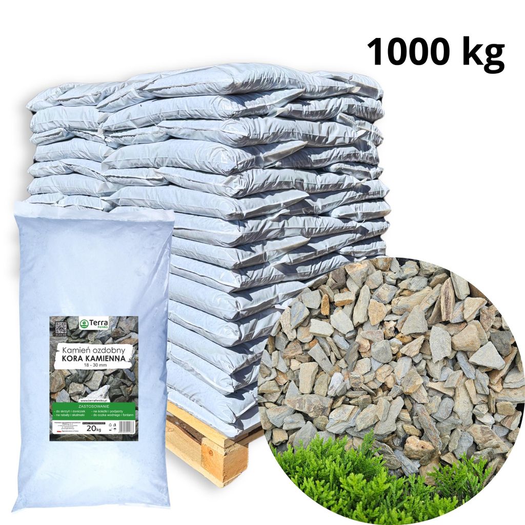 Ghiaia da giardino 18-30 mm - 1000 kg (50 x 20 kg) - Immagine del prodotto 