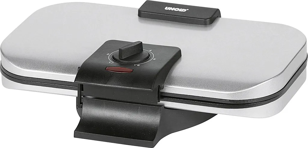Gaufrier Double Cœur UNOLD 48241 Argenté - Revêtement Antiadhésif - 6