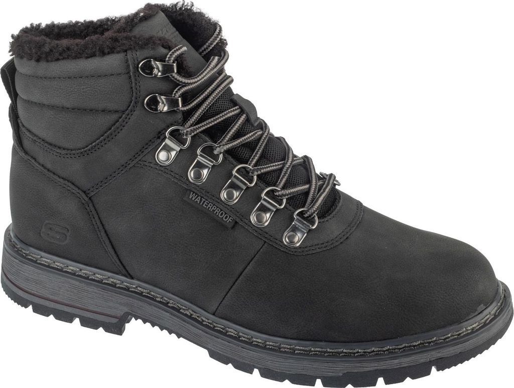 Skechers 205623 BLK CORADO, Warmfutter, Boots in Schwarz für Herren, Größe 46