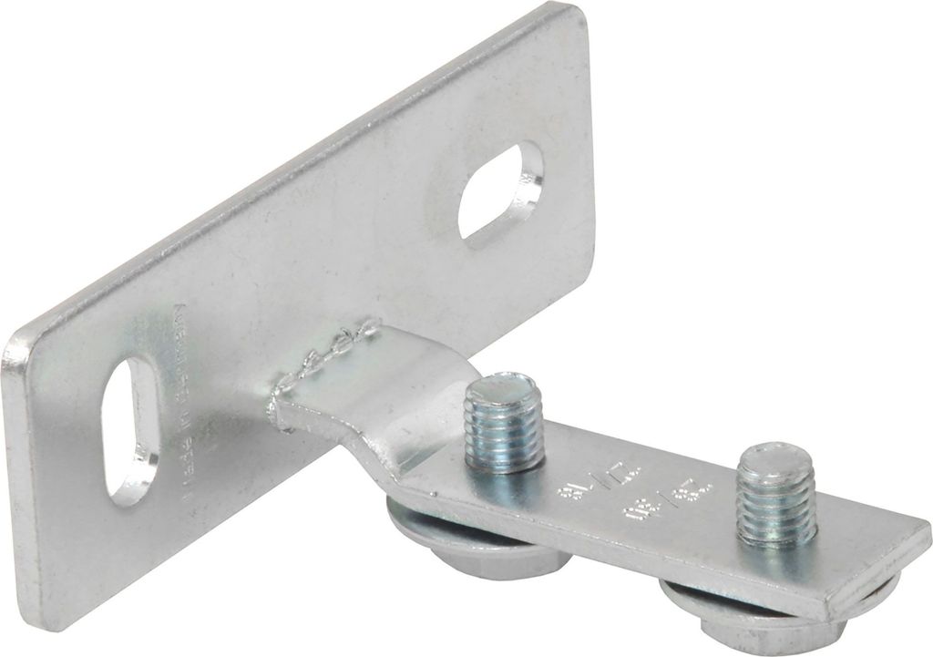 2 Stück - Stirnflansch Typ1 27/18 - 28/30 quer vormontiert verzinkt