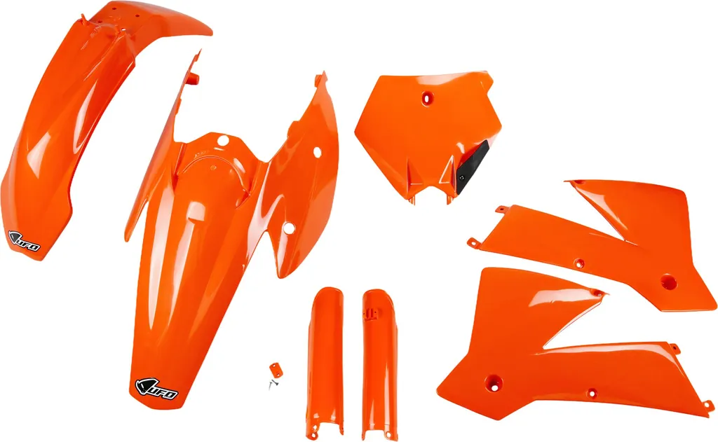 Kit Plastique Orange KTM SX/SX-F 2004 Anti-Casse UFO Ktkit502f-127