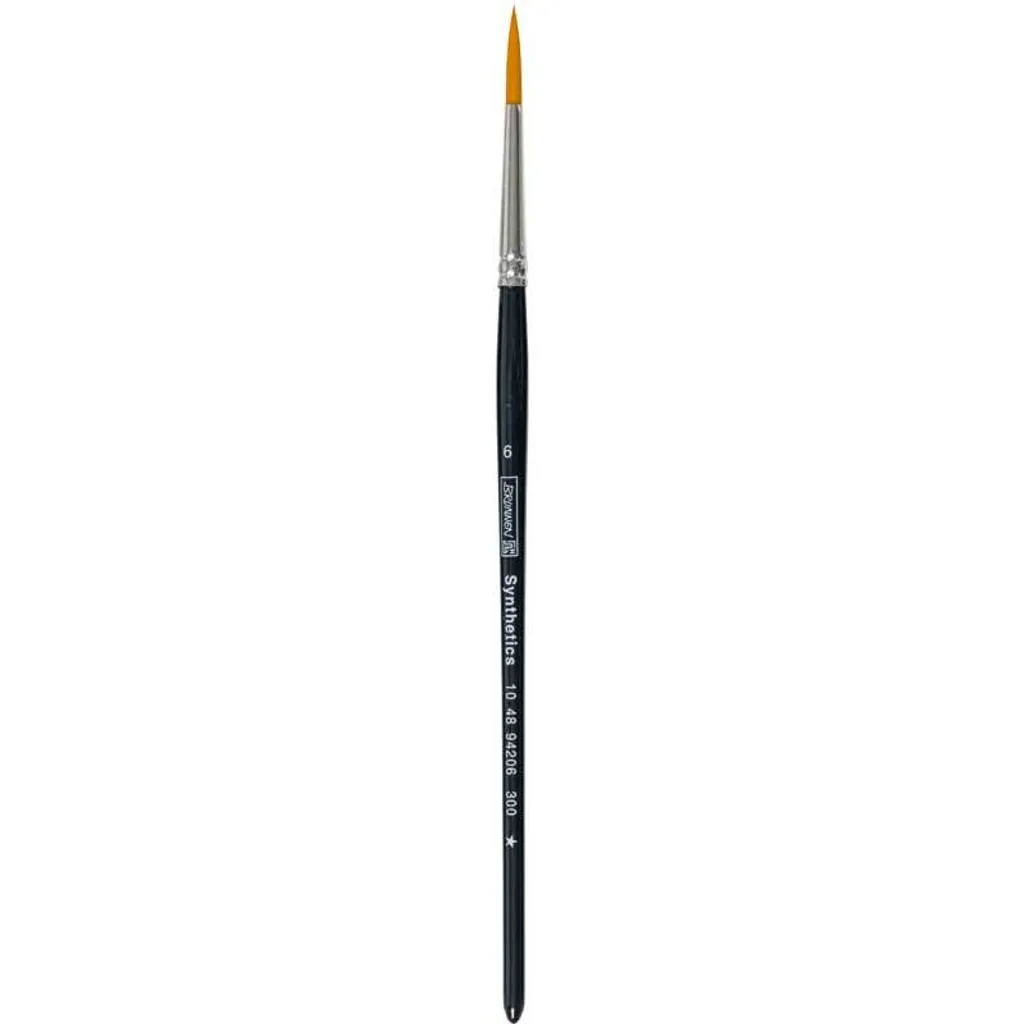 Pinceau synthétique à cheveux fins pour loisirs créatifs et beaux-arts