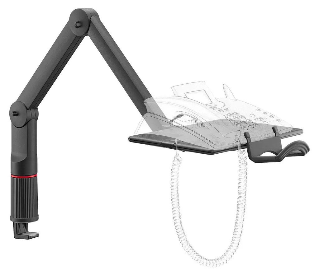 Support de téléphone pivotant pour bureau Novus TalkMaster anthracite - 8