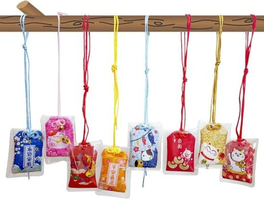 Protégez votre santé avec l'amulette Omamori RY035 en jute bio