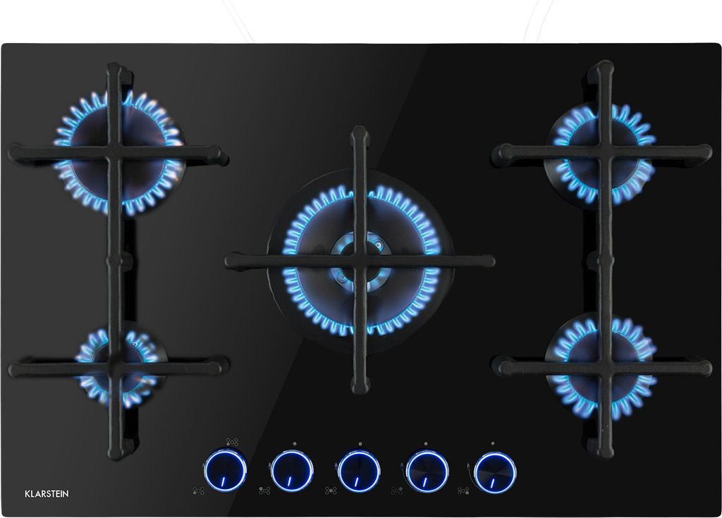 Klarstein Plynový sporák 5 horákov, 11,5 kW vstavaný Obrázok produktu 