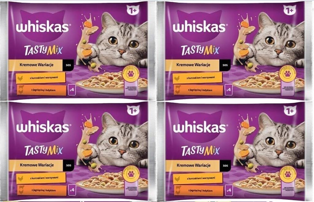 WHISKAS Katzennassfutter Tasty Mix Cremige Variationen im Produktbild 