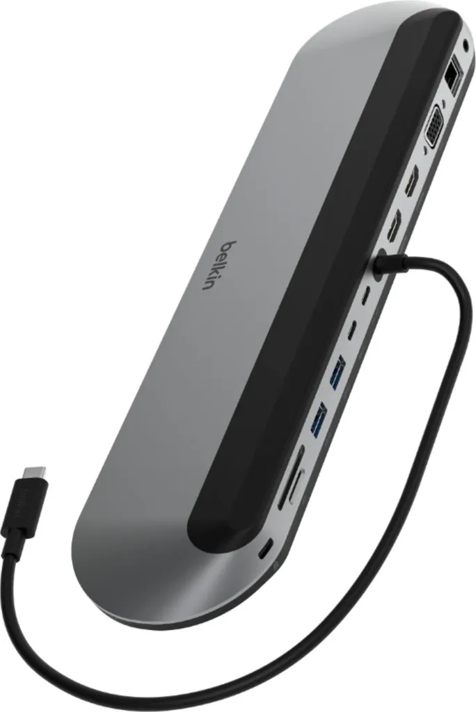 Dock USB-C 100W Belkin double affichage HDMI pour deux écrans 4K