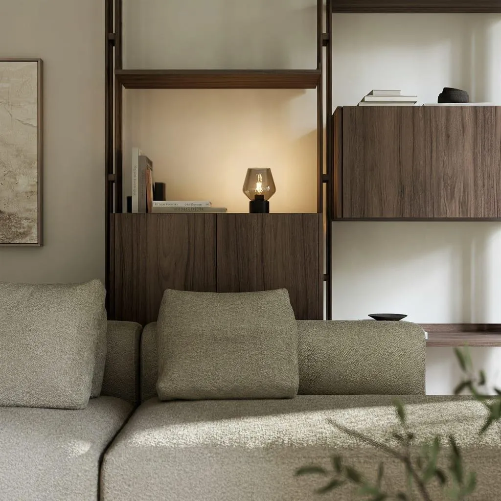 Lampe Table Aureta LUSENZ : Éclairage Doux Anti-Éblouissement E27 - 4