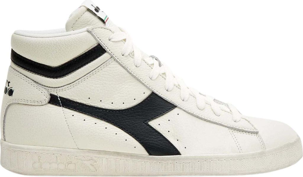 Schuhe Diadora 17830001 Game L High Waxed Schwarz-Weiss