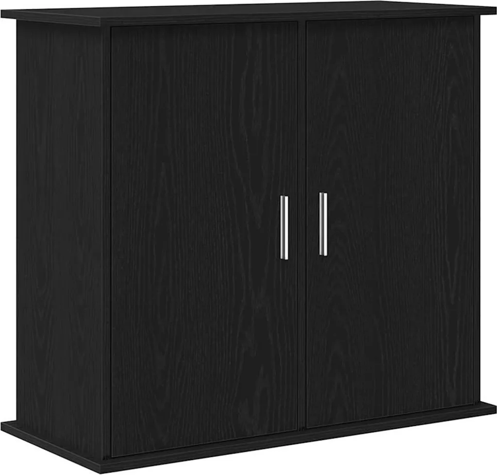 Supporto Acquario Professionale 81x36x73 cm Rovere Nero vidaXL