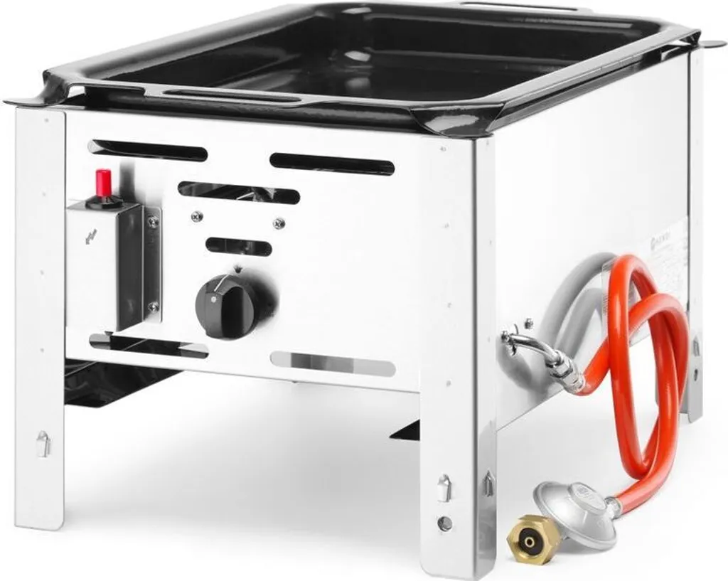 Barbecue à Gaz Professionnel HENDI Bake-Master Mini en Acier Inoxydable