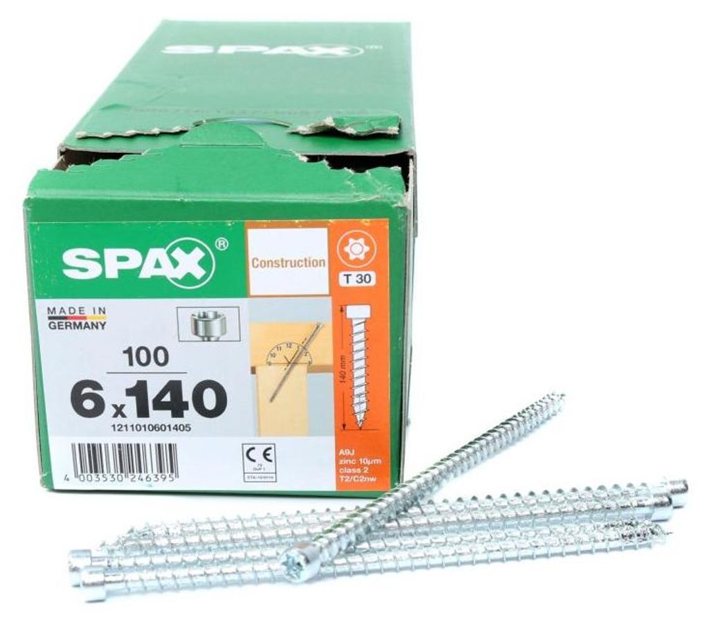 SPAX® 1211010601405 SPAX® houtschroeven, type T30, met Productafbeelding 