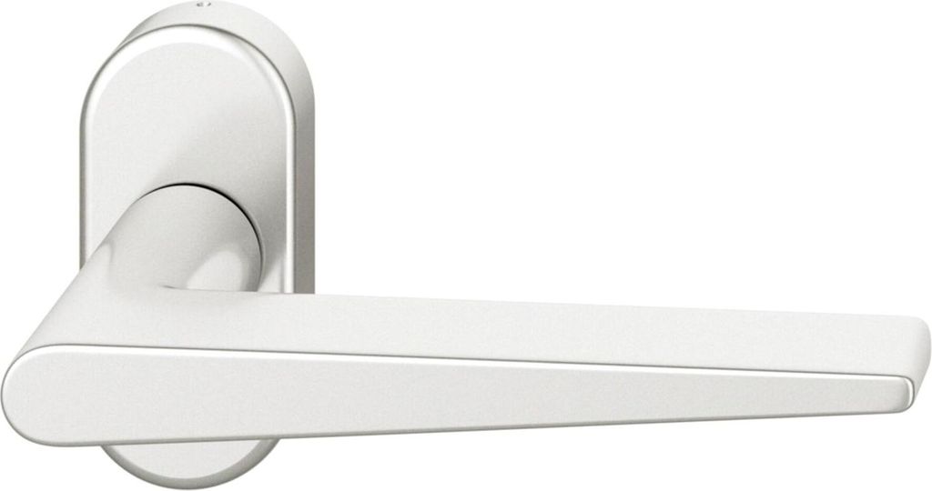FSB Rahmentürdrücker 09 1005 Hochhaltefeder B ovale Rosette Aluminium silber