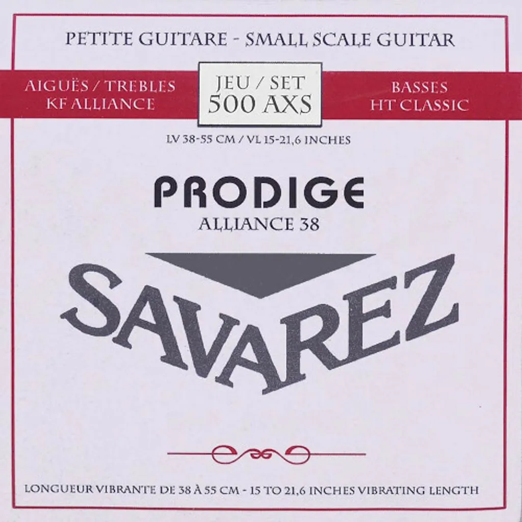 Cordes guitare classique Savarez 500AXS Alliance tension forte 38