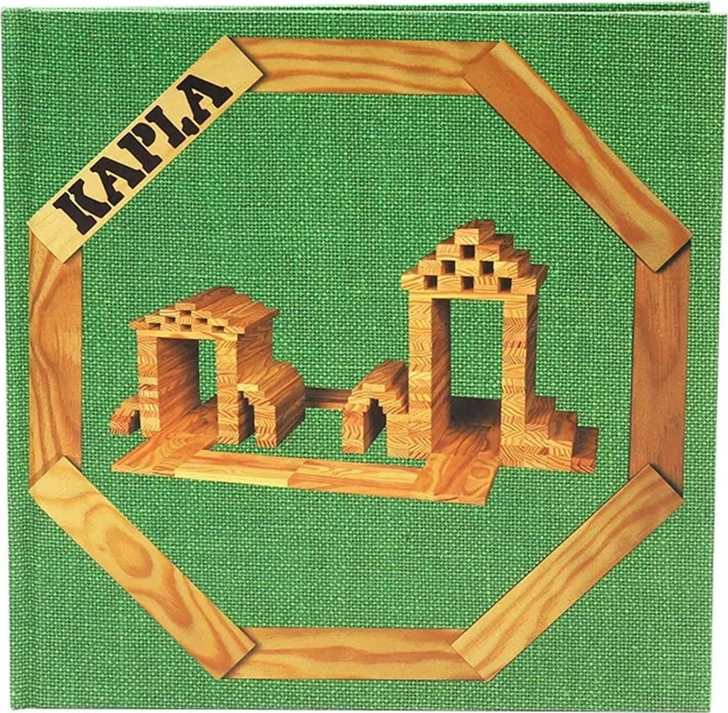 KAPLA Bücher - Buch 3 Leichte Architektur Grün - LIVR3