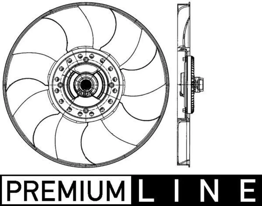 Ventilateur de radiateur Ford Transit Mk6 pour refroidissement moteur