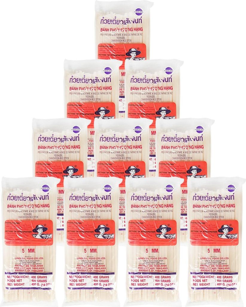 Farmer Banh Pho Reisnudeln 5mm straight 10x400g