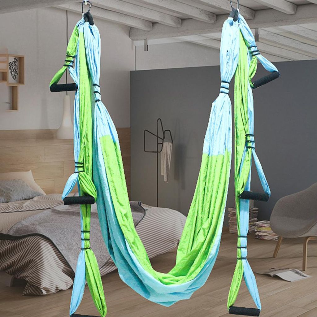 Aerial Yoga Schaukel, Ultra Starke Yoga Hängematte Trapez Verlängerung, Antigravitität Decke hängen Yoga Sling Inversion Übungen