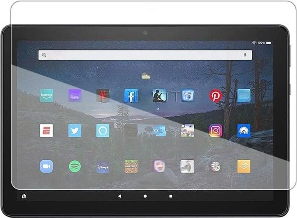 INF Displayschutzfolie aus gehärtetem Glas für Amazon Fire HD 10 (2024) - 2 Stück