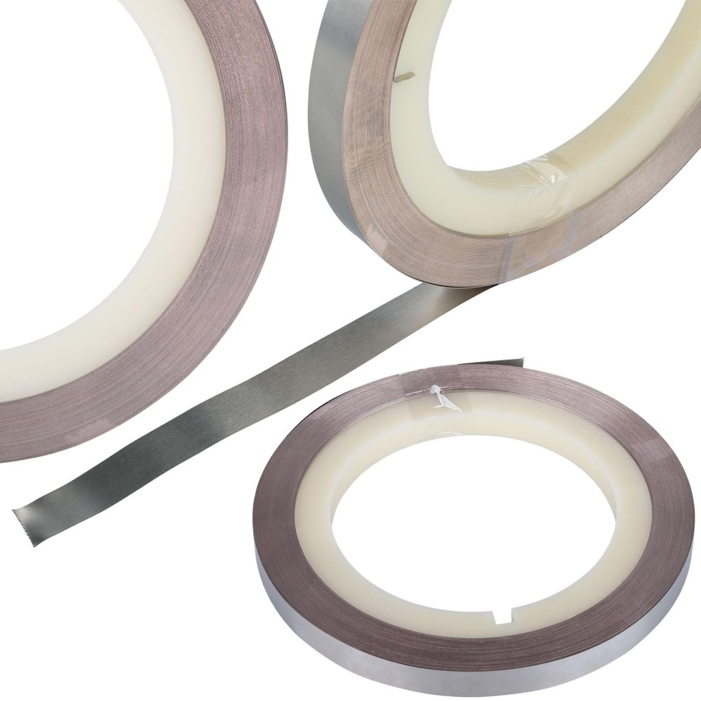 Rosfix – Kupfer-Nickel-Band 0,15 x 10mm | Hochleitfähig | 1m Länge | Zum Schweißen von Akkus | Batterie-Schweißband