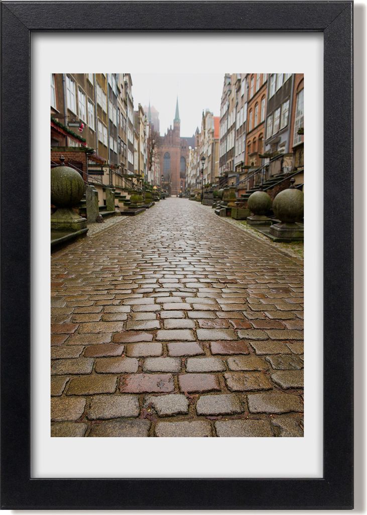 Bild 20x30 MDF-Rahmen, Wandkunst Gdansk Polen Produktbild 