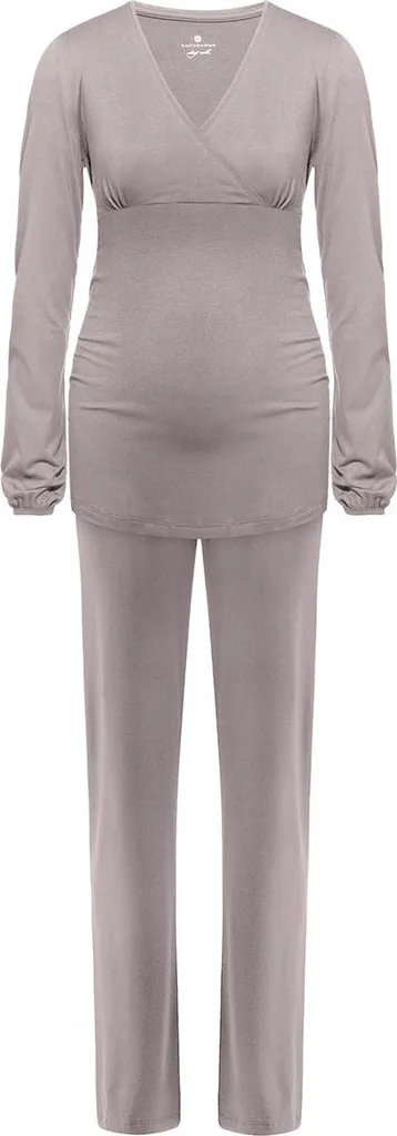 Pyjama de maternité Gris pour la valise de maternité et le post-partum