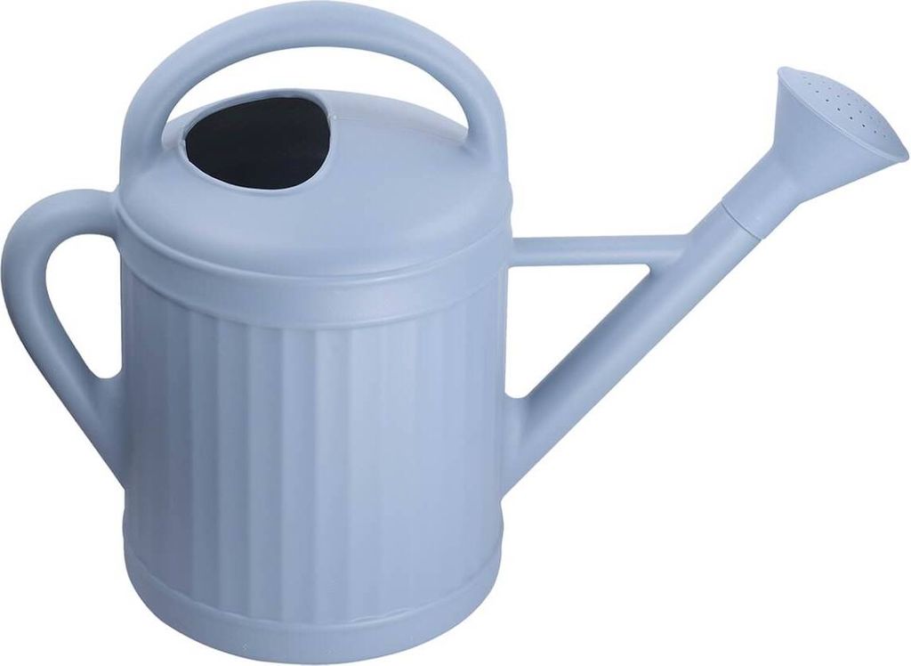 Esschert Design Gießkanne Vintage Blau mit Tülle ca. 8,5 Liter - Kunststoff