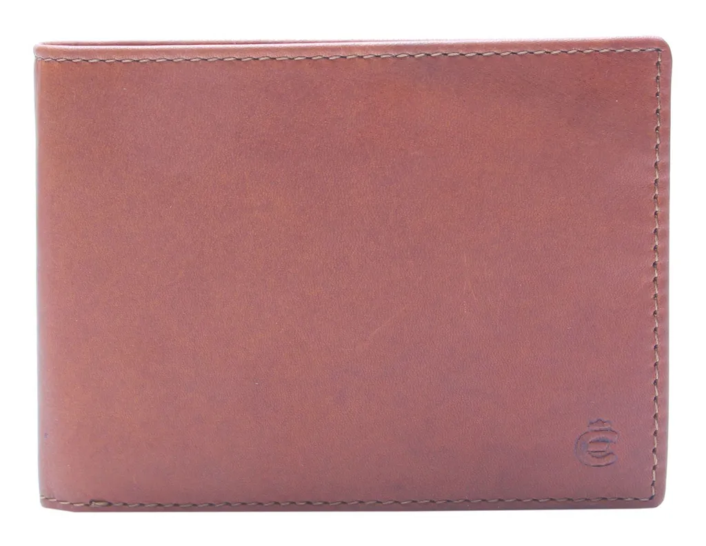 Esquire Dallas Wallet Marrone in Vera Pelle - Portafoglio Business Uomo