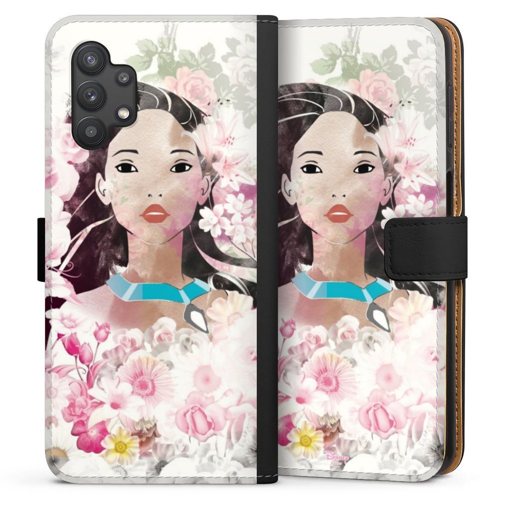 DeinDesign Klapphülle für Samsung Galaxy A32 5G Handytasche Lederhülle Tasche Disney Offizielles Lizenzprodukt Pocahontas