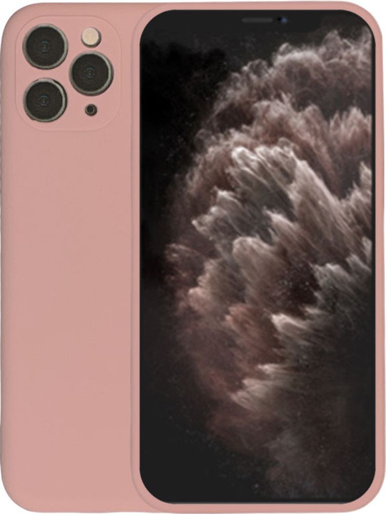 Handyhülle für iPhone 11 Pro Silikonhülle - Backcover Siliconen Case - Lachs