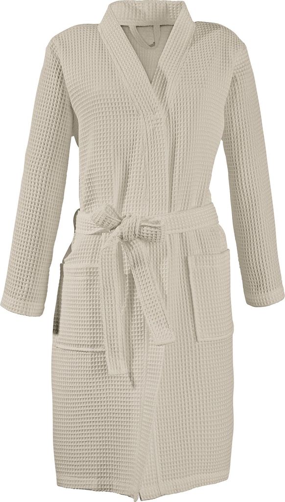 Erwin Müller Uni-Bademantel kurz Hohenfels" cappuccino XL"