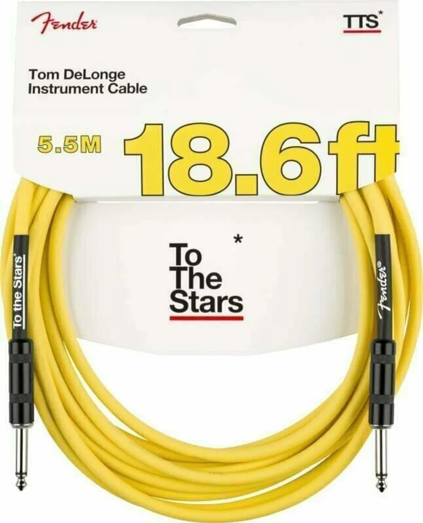 Câble de Guitare Jack 6.35mm Fender Tom DeLonge de 5.5m de Long