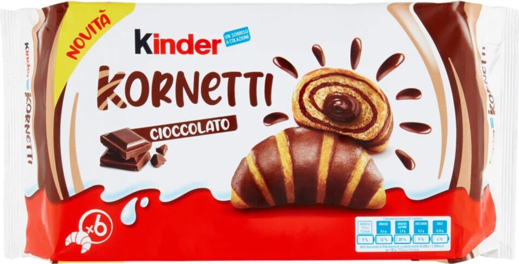 Kinder Kornetti Cioccolato 252g