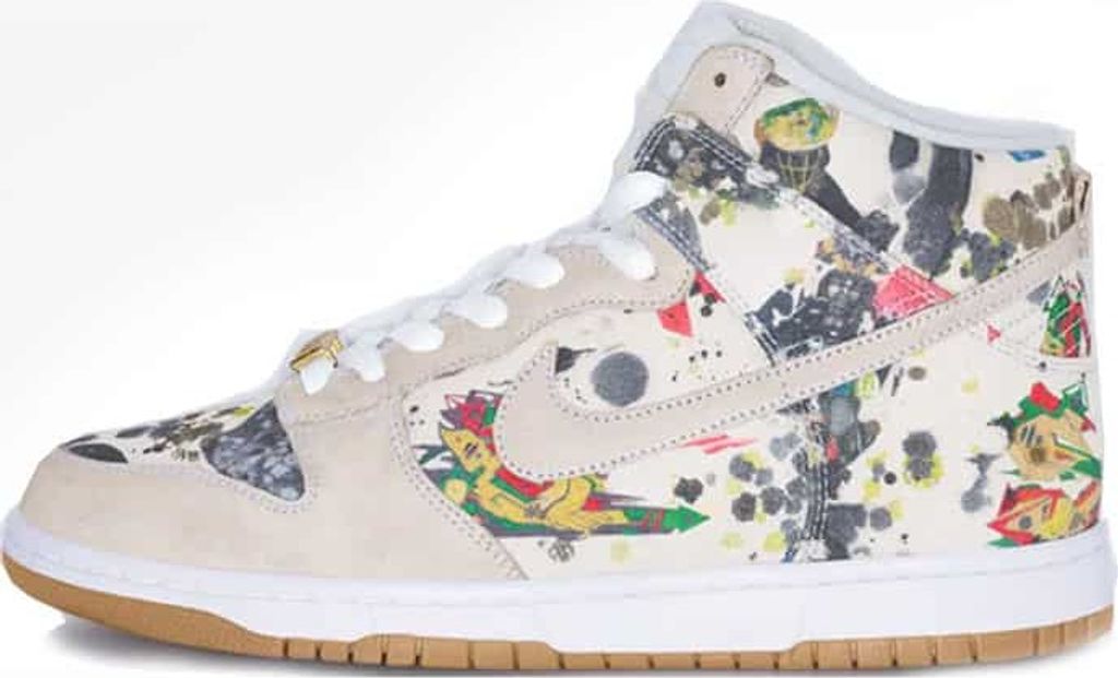 Supreme x Nike SB Dunk High "Rammellzee", FD8779-001, Größe: 42