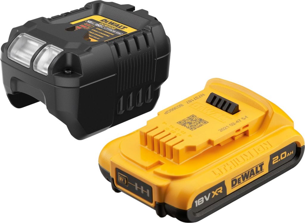 DeWalt DCB 1102 D1 Akku Starter Set 18 V mit 1x Akku 2,0 Ah