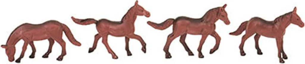 Chevaux miniatures Terra 60 pièces - Figurines de jeu faciles à ranger