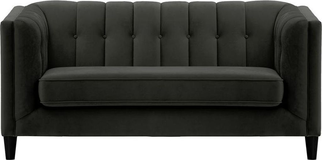 Zweisitzer-Sofa Sodre-Velluto 20-black