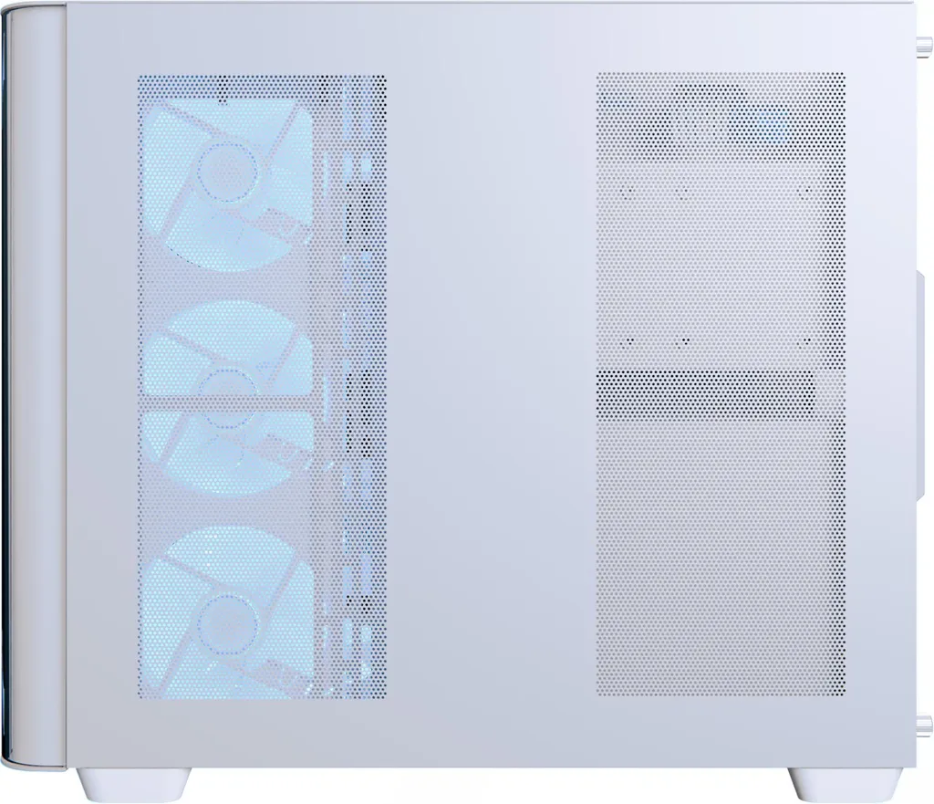 AeroCool P500C Case PC Bianco - Vetro Temperato e 4 Ventole Mirage - 7