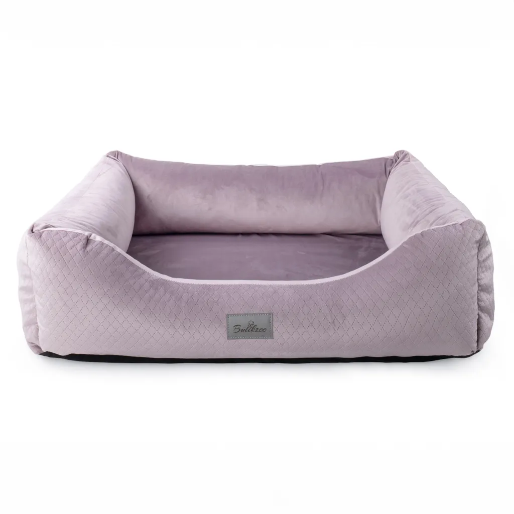 Divano Morbido Cani Gatti XL Pink Velvet 103x80 - Cuccia Alta Qualità