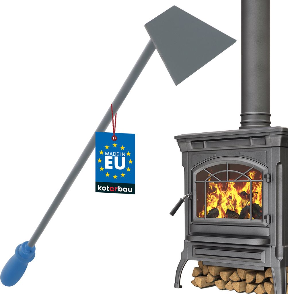 KOTARBAU Ofenschaber für Kaminöfen Zentralheizung für Kohle Asche