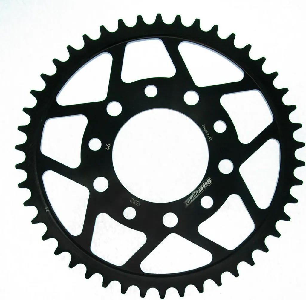 Couronne Acier Supersprox 525 46 Dents Noire RFE-1332:46-BLK Moto