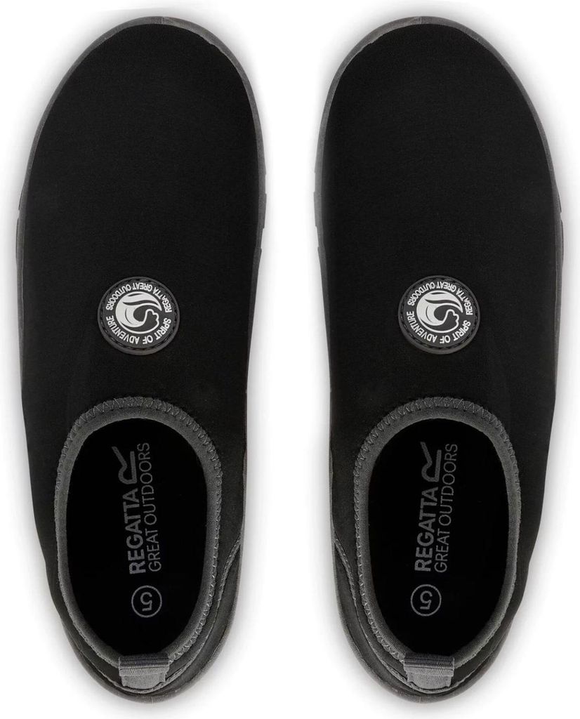 Regatta Jetty Kinder-Wasserschuhe Slipper schwarz 31