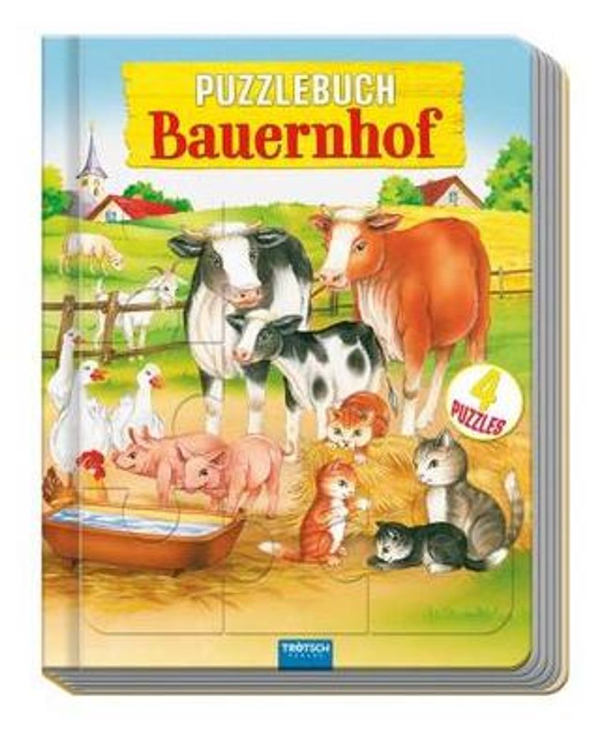 Trötsch Puzzlebuch Bauernhof