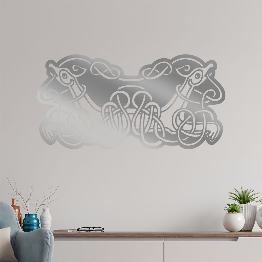 keltische Knoten Wandtattoo in 6 Größen - Wandaufkleber Wall Sticker - Dekoration, Küche, Wohnzimmer, Schlafzimmer, Badezimmer