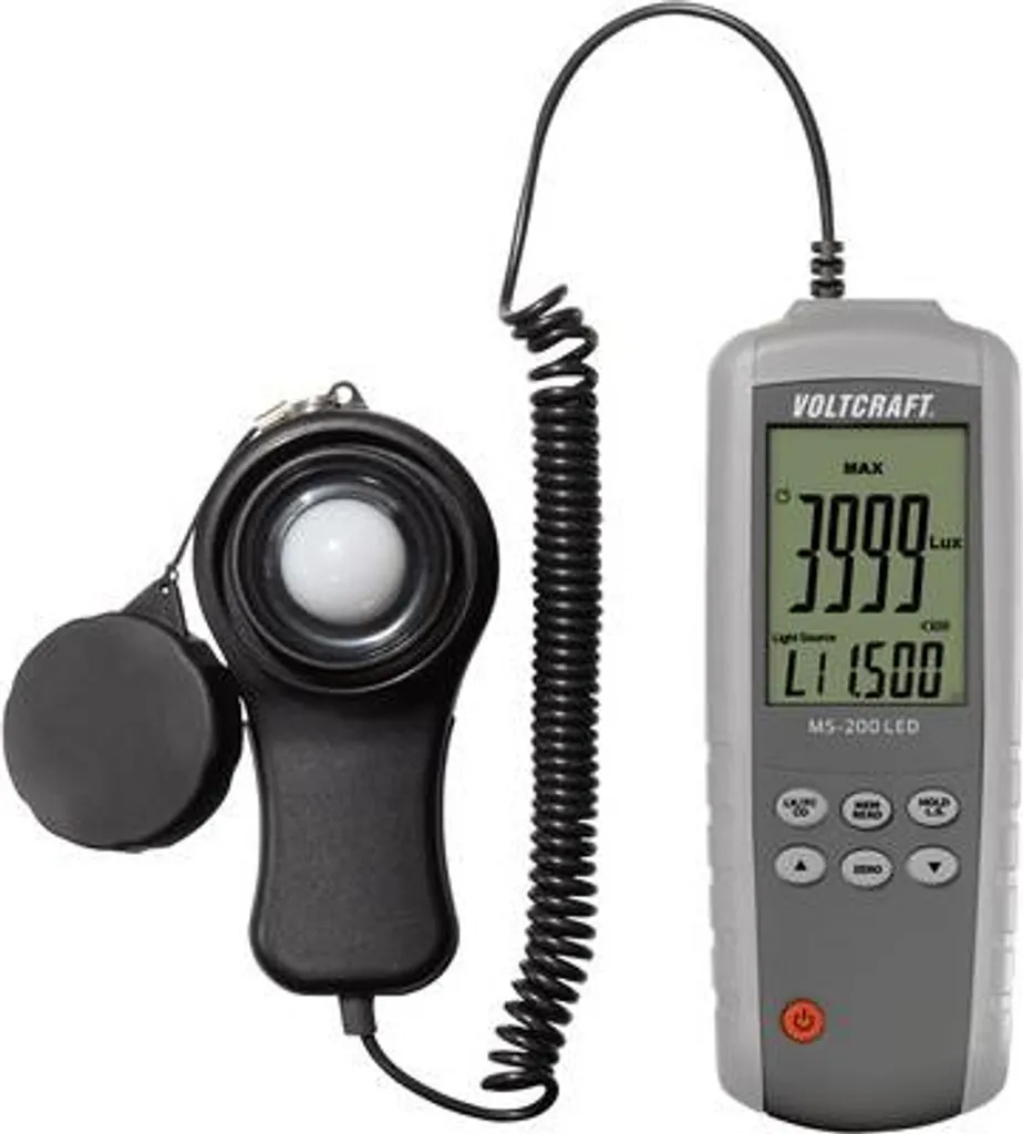 Testeur de luminosité MS-200LED 400k Lux avec capteur silicone intégré