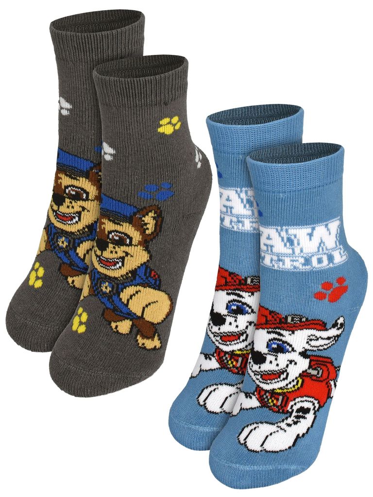 Paw Patrol ABS Socken für Jungen - Chase & Marshall Kinder Produktbild 